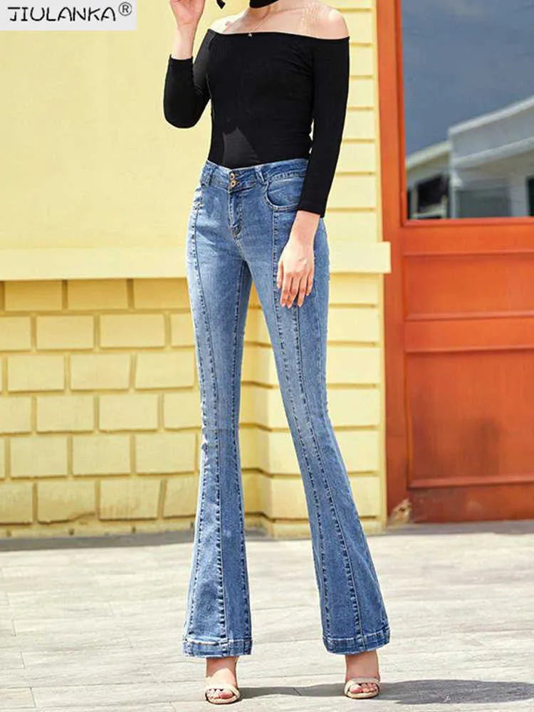 Women's jeans woman high waist Flared Jeans Pants pants for women Jean clothing undefined Woman trousers Clothing 210922
