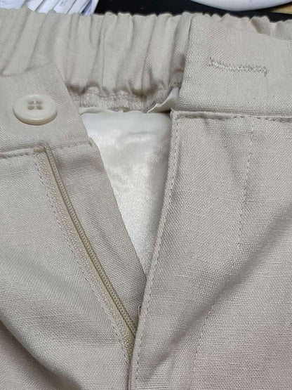 xakxx 5 Colors Line Loose Casual Plus Size Wide-Leg Pants
