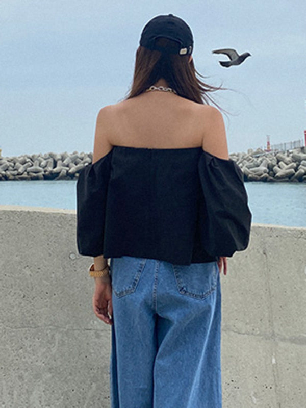xakxx Urban Blue Wide Leg Jean Pants