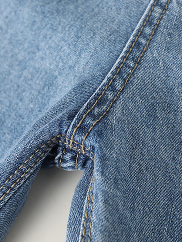 xakxx Original Loose Casual Wide Legs High-Waisted Jean Pants
