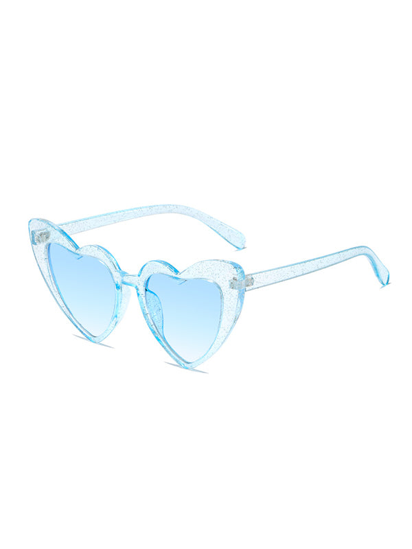 xakxx Heart Shape Sun Protection Sunglasses Accessories