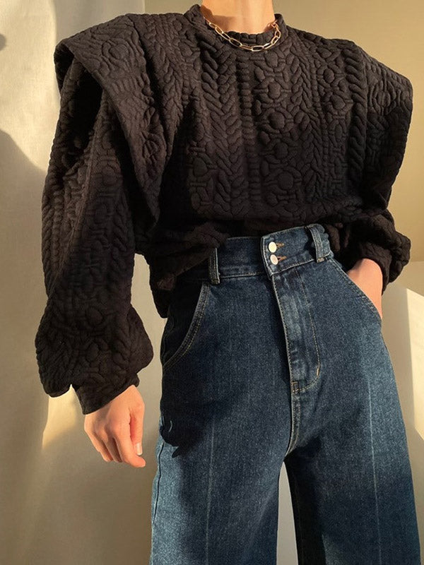 xakxx Urban Loose Split-Joint False Two Sweatshirt