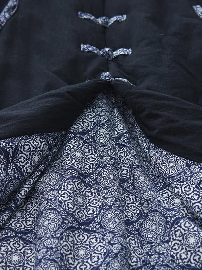 xakxx Original Vintage Ramie Cape Cotton-padded Clothes