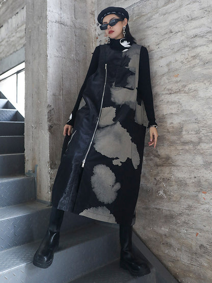 xakxx Original Print Round-Neck Jumper Dress