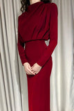 Fashion Elegant O Neck One Step Skirt Dresses(9 Colors)