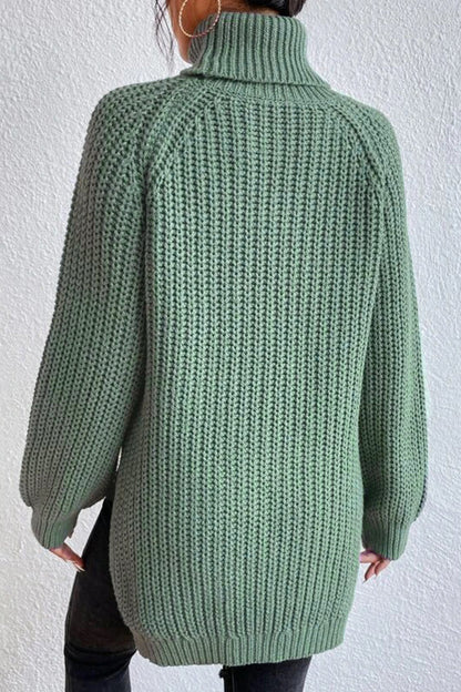 xakxx xakxx-Casual Solid Basic Turtleneck Sweaters(5 Colors)