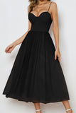 Celebrities Elegant Solid Patchwork Strapless Irregular Dress Dresses