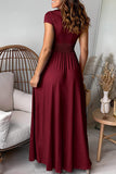 Celebrities Elegant Solid Asymmetrical Halter Irregular Dress Dresses(7 Colors)