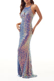 Sexy Formal Gradual Change Slit U Neck Evening Dress Dresses(6 Colors)