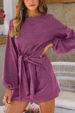 Xakxx New Mini Dress With Belt(3 Colors)