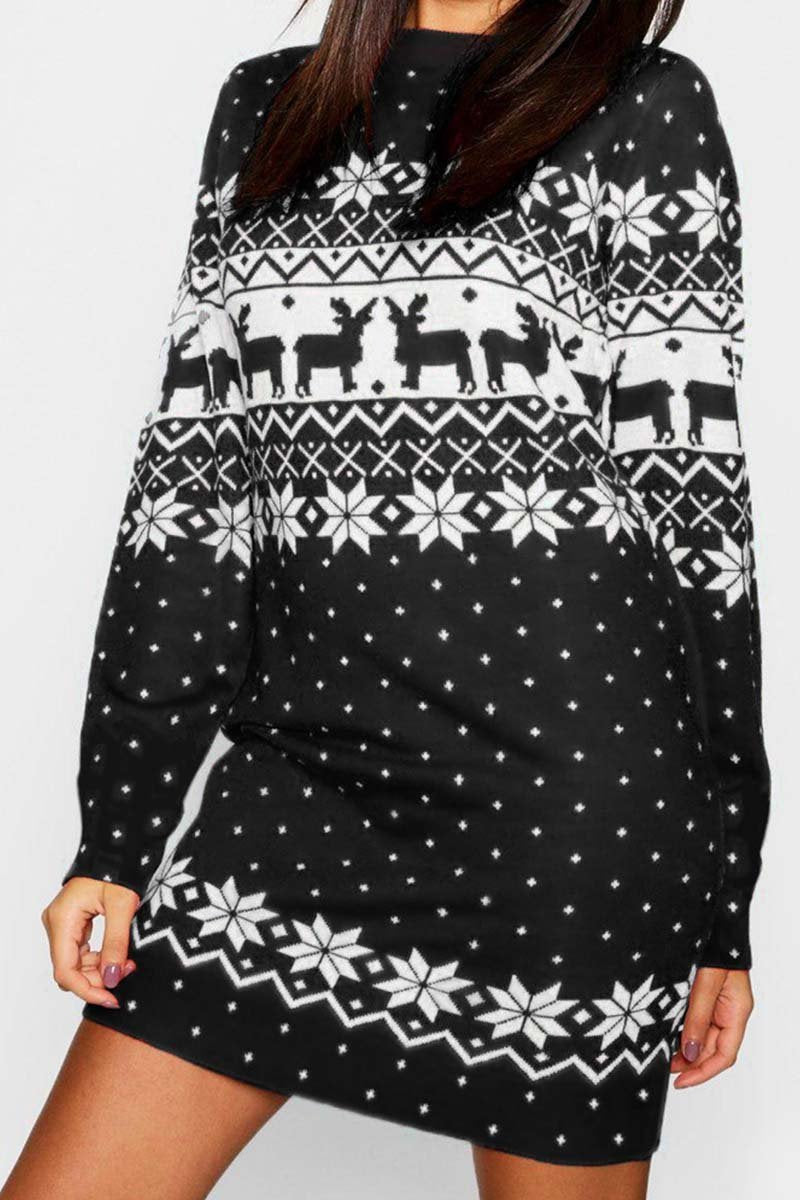 Xakxx 2019 Christmas Winter Dress