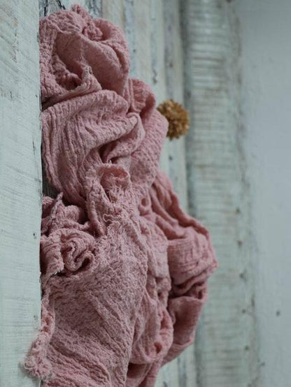 xakxx Retro Casual Crumpled Oversize Scarf