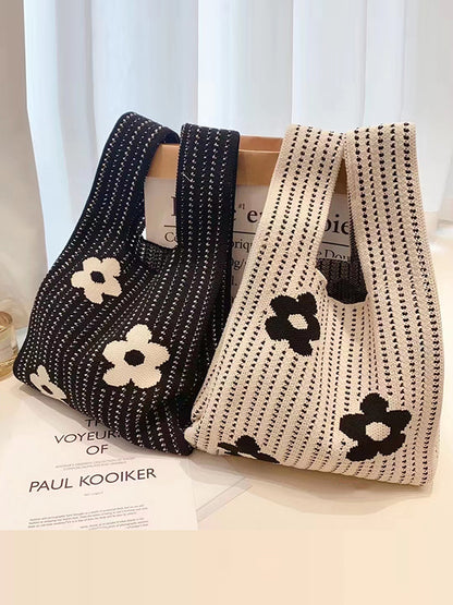 xakxx Floral Printed Hollow Bags Accessories Handbags