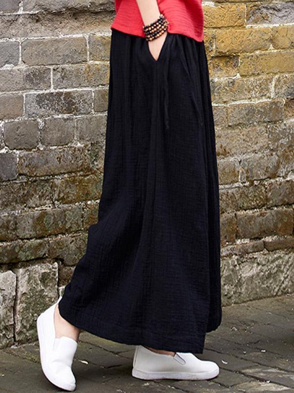 xakxx Ramie Cotton Casual Yoga Pants