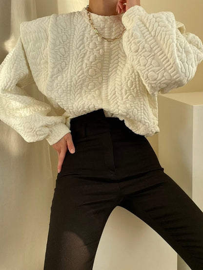 xakxx Urban Loose Split-Joint False Two Sweatshirt
