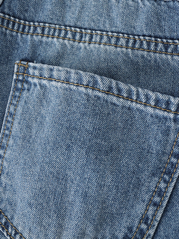 xakxx Original Loose Casual Wide Legs High-Waisted Jean Pants