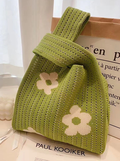 xakxx Floral Printed Hollow Bags Accessories Handbags