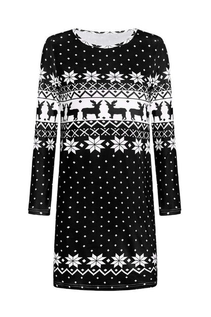 Xakxx 2019 Christmas Winter Dress