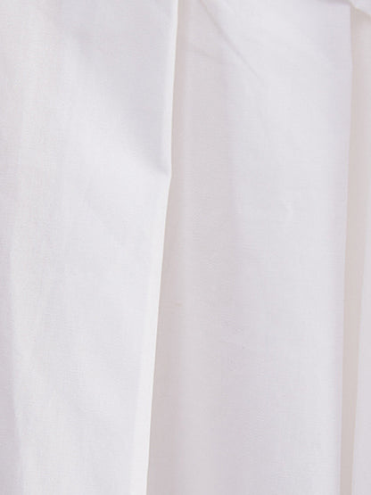xakxx Loose Floral Printed Pleated Split-Joint Midi Dress