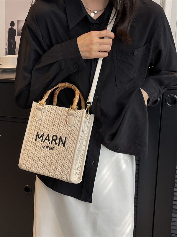 xakxx Embroidered Woven Bags Crossbody Bags Handbags