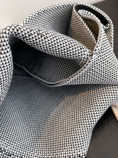 xakxx Contrast Color Woven Bags Handbags