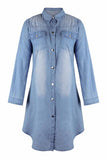Xakxx Buttoned Pockets Design Denim Dress