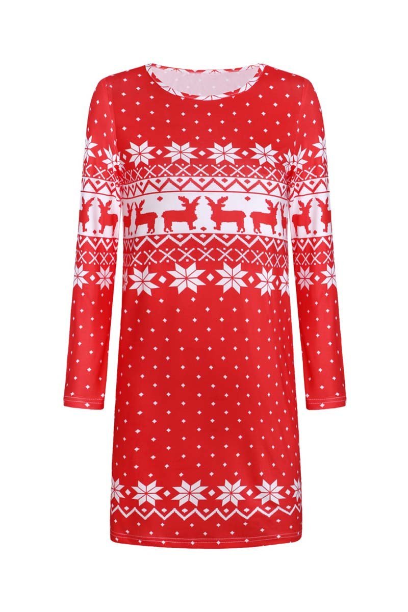 Xakxx 2019 Christmas Winter Dress