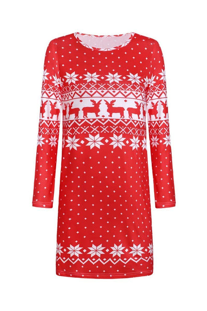 Xakxx 2019 Christmas Winter Dress