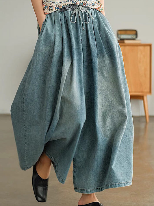 xakxx Original Empire Wide Leg Jean Pants