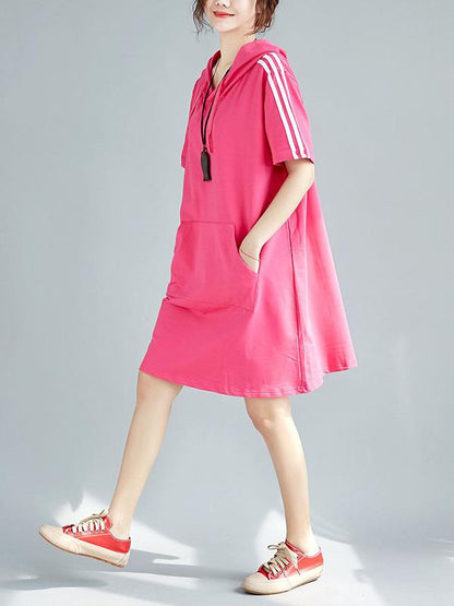 xakxx Casual With Pocket Hoodies&Dress