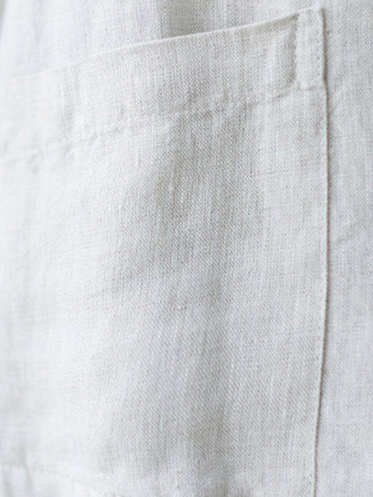 xakxx Simple Loose V-Neck Solid Color Vest