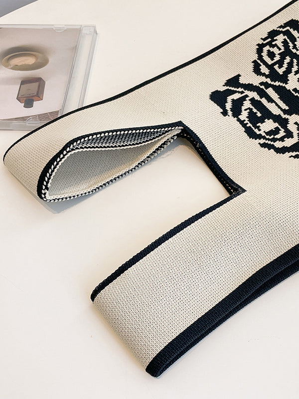 xakxx Floral Bags Woven Handbag