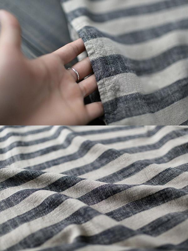 xakxx Vintage Loose Striped Dress