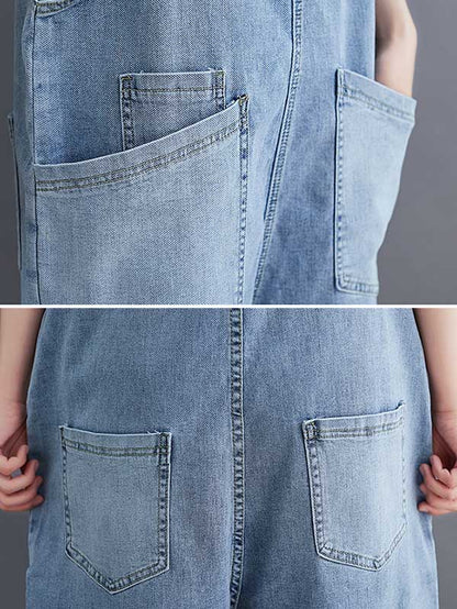 xakxx Original With Pocket Denim Overalls