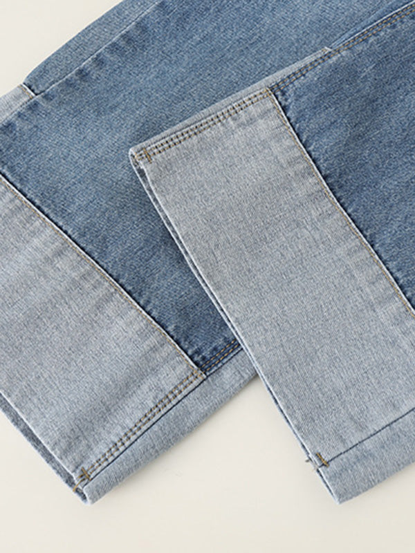 xakxx Original Loose Casual Wide Legs High-Waisted Jean Pants