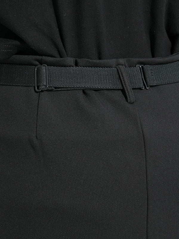 xakxx False Two Solid Split-Joint Culotte