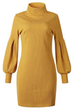 Xakxx O Neck Autumn Sexy Dress(3 Colors)