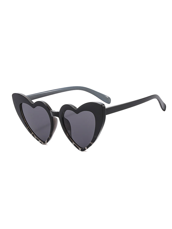 xakxx Heart Shape Sun Protection Sunglasses Accessories