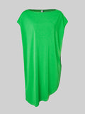 xakxx Summer Urban Solid Color Short Sleeves Mini Dress