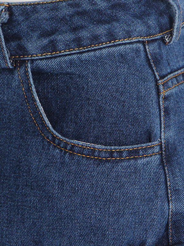 xakxx Original Wide Leg Loose Split-Joint With Big Pockets Jean Pants Bottoms