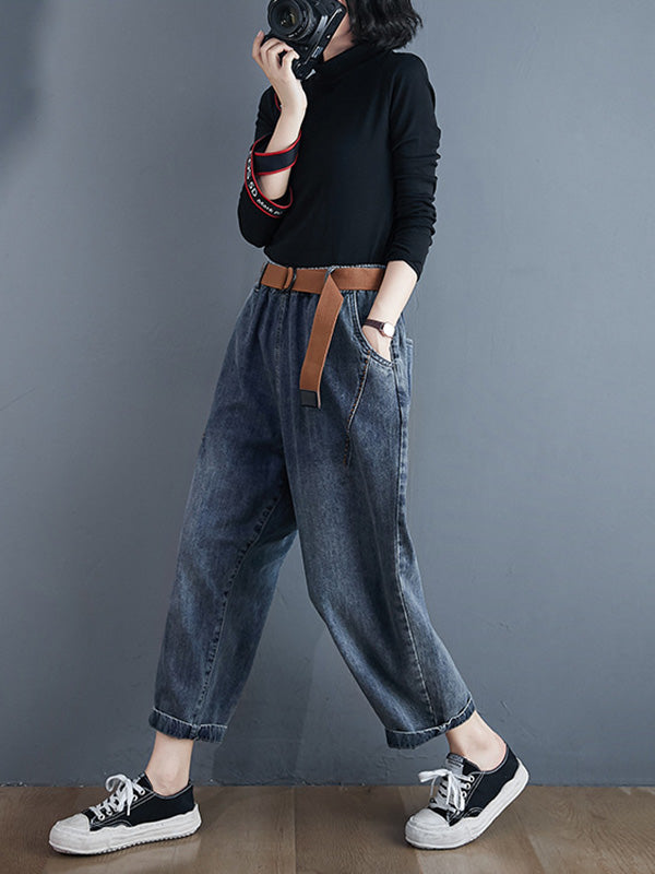 xakxx Original Solid Elasticity Jean Pants