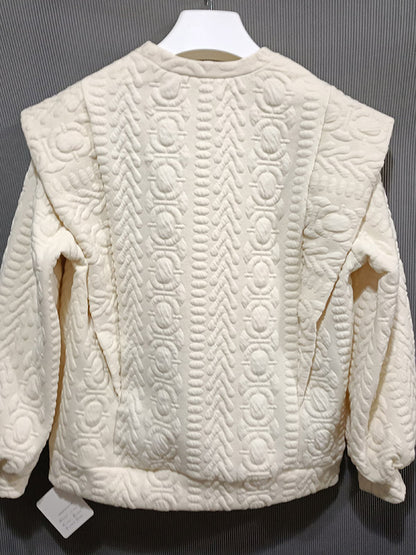 xakxx Urban Loose Split-Joint False Two Sweatshirt