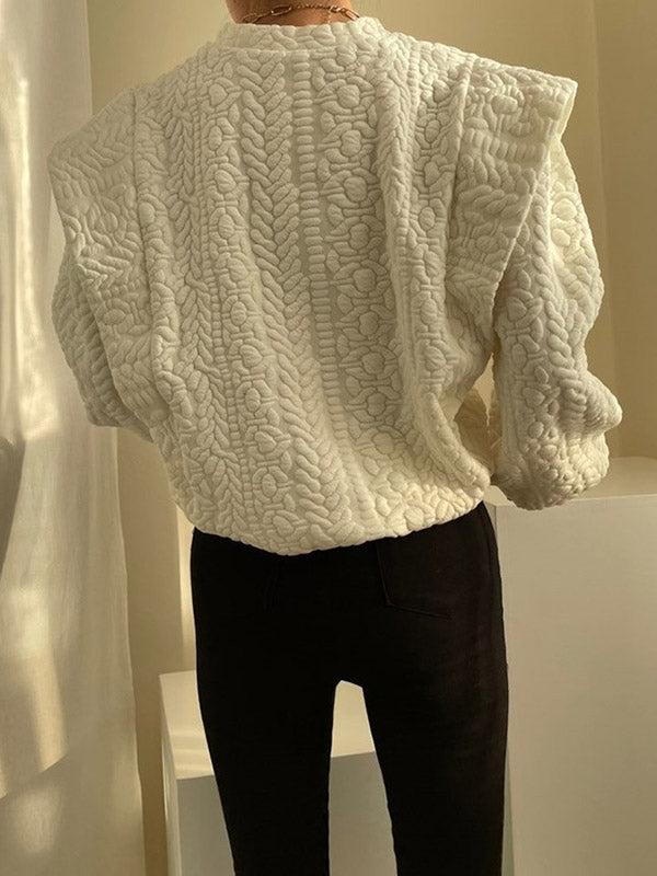 xakxx Urban Loose Split-Joint False Two Sweatshirt