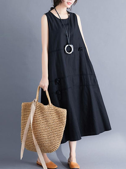 xakxx Casual Sleeveless A-line Long dress