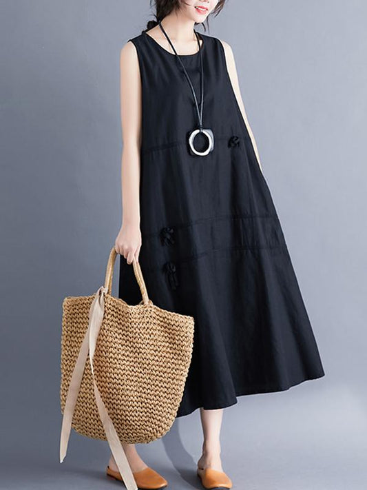 xakxx Casual Sleeveless A-line Long dress