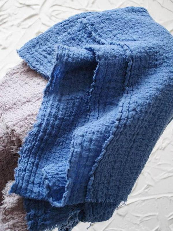 xakxx Retro Casual Crumpled Oversize Scarf