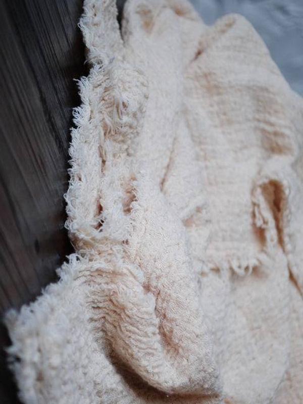 xakxx Retro Casual Crumpled Oversize Scarf