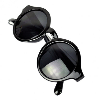xakxx New Super Trendy Retro Round Frame Sunglasses Eyewear UV 400 Unisex Plate Frames