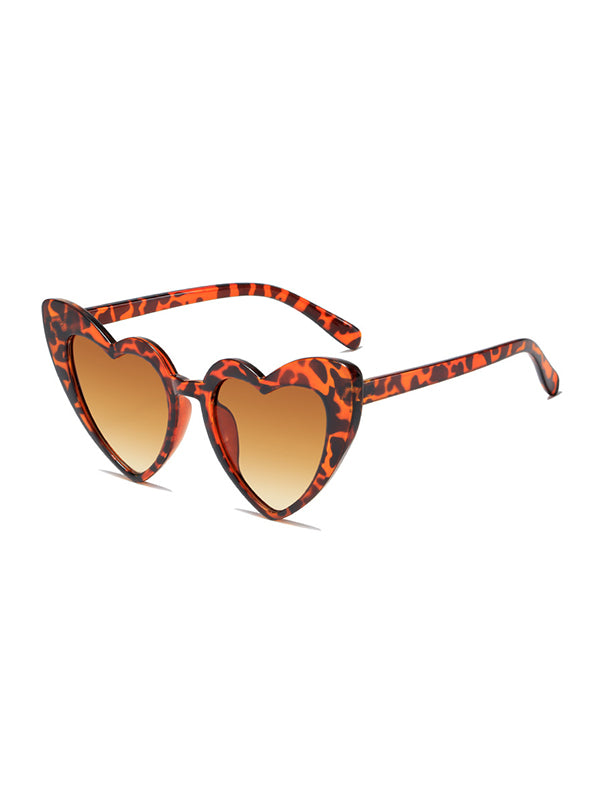 xakxx Heart Shape Sun Protection Sunglasses Accessories