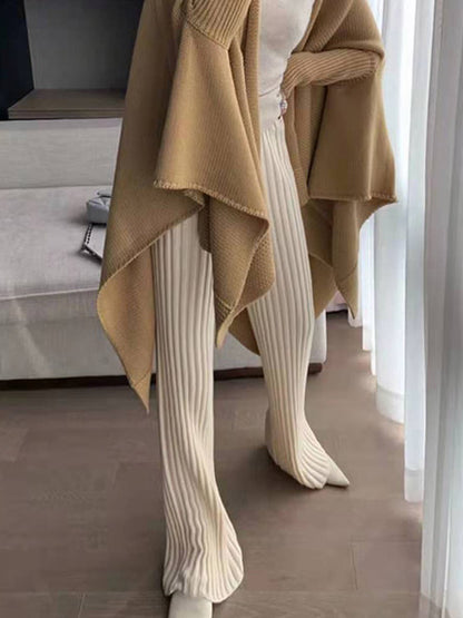 xakxx Casual Loose 6 Colors Knitting Wide Leg Pants